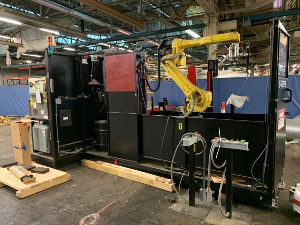 FANUC Arcmate 120ic/10L weld cell